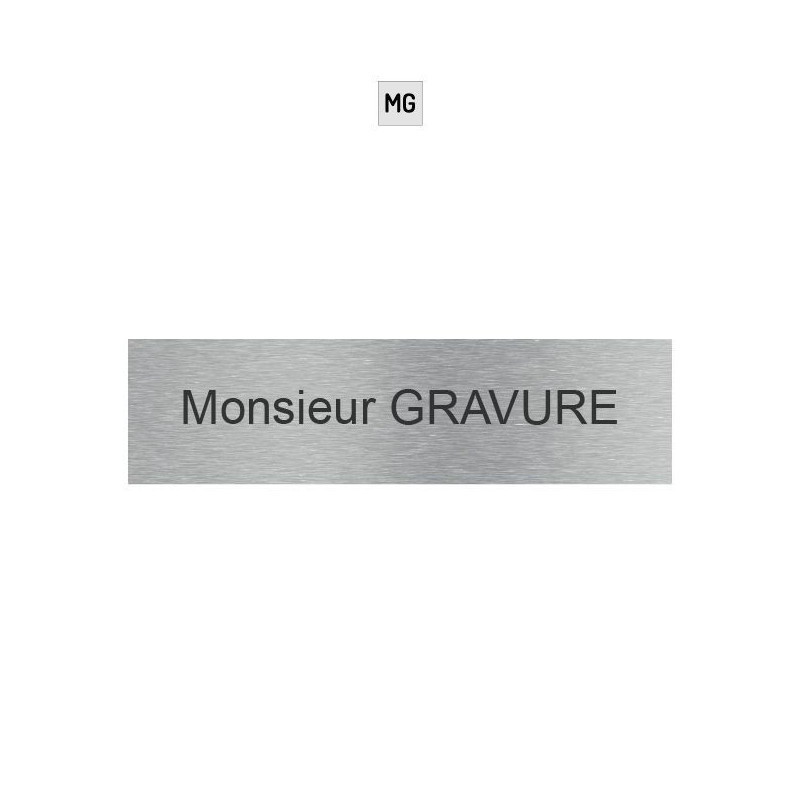 Plaque plexiglas gravée 15x4cm