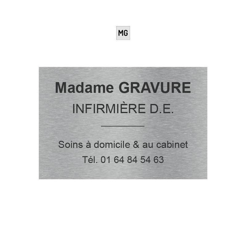 Plaque plexiglas gravée 30x20cm