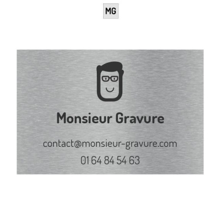 Plaque professionnelle plexiglas avec logo personnalisé