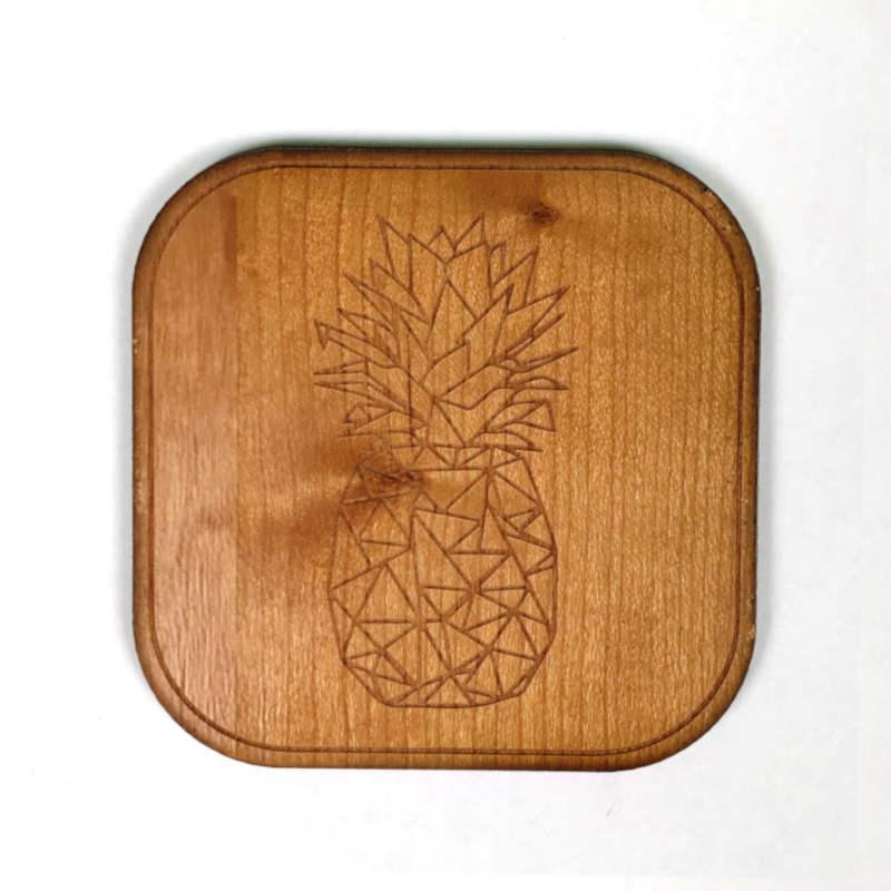 Dessous de verre bois Loup