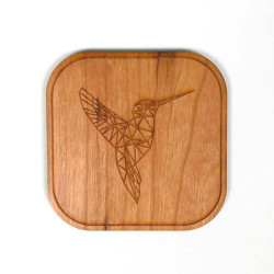 Dessous de verre bois Loup