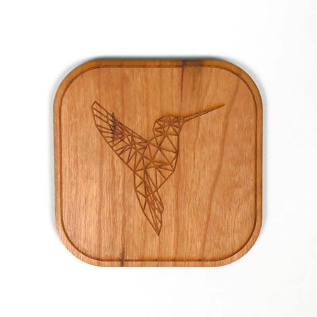 Dessous de verre bois Loup