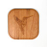 Dessous de verre bois Loup