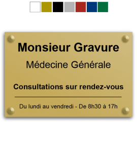 Plaque boite aux lettres avec numéro adhésive pvc – plaque gravée