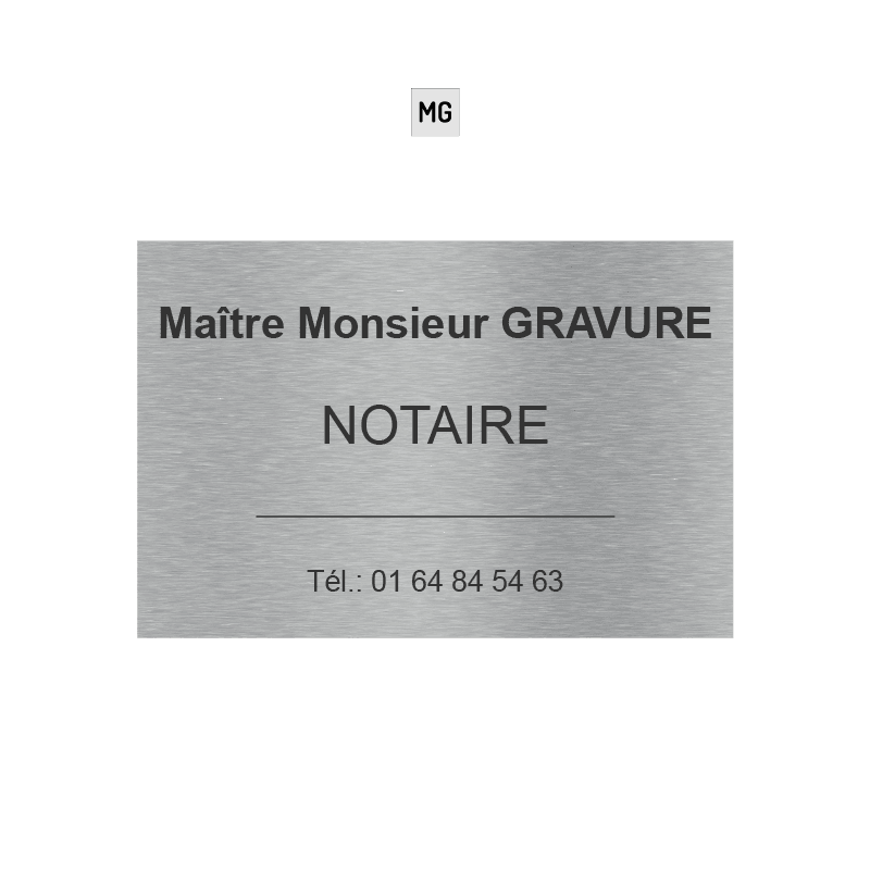 Plaque plexiglas gravée 30x20cm