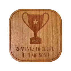 Dessous de verre bois Loup
