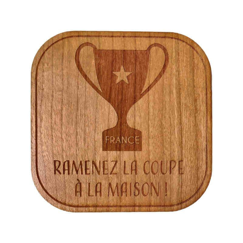 Dessous de verre bois Loup
