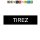 Plaque plastique "TIREZ"