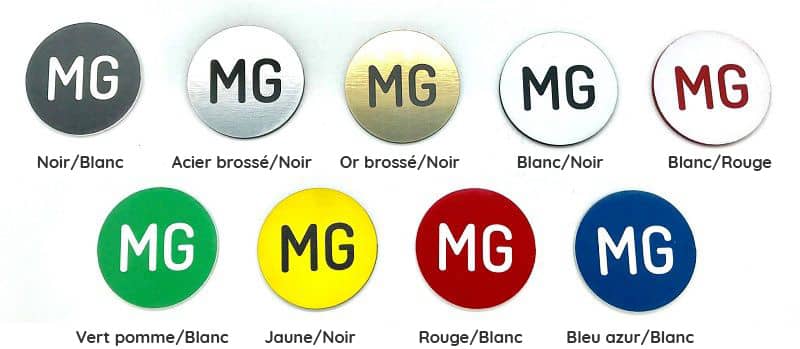 plaque boite aux lettres plexiglas noir 100x25mm En Ligne