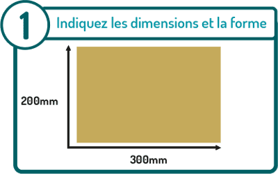 dimensions de la plaque