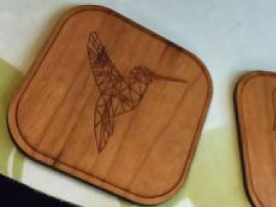 Réaliser des dessous de verre bois personnalisés